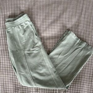 Aerie Light Green Wide Leg Pants